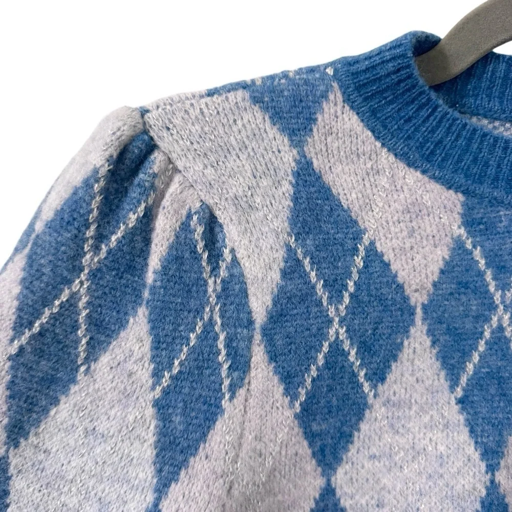 Lovers + Friends Casey Argyle Sweater in 